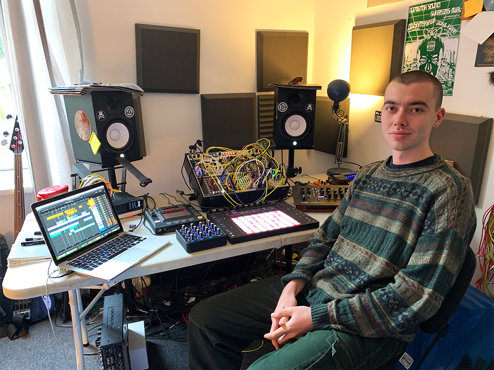 Hamish in his home studio - How to get into the world of Eurorack with Hamish Mitchinson