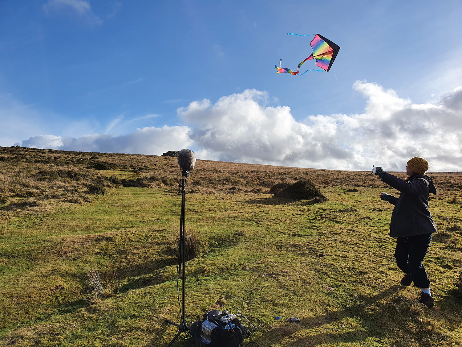 Jodie Norvell - field recording on Dartmoor