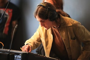 Live Sound students transform dBs Music Bristol's café for jazz trio recording